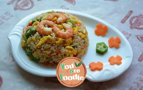 Stir-Fried Rice with Shrimp