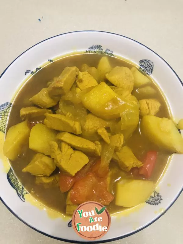 Chicken with Potato Curry