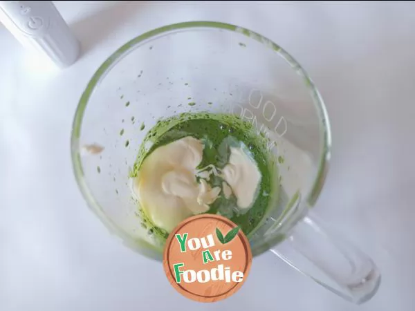 Matcha milk cover strawberry milk