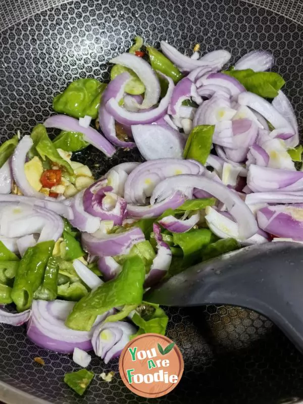 Sauteed Crispy Fish intestines