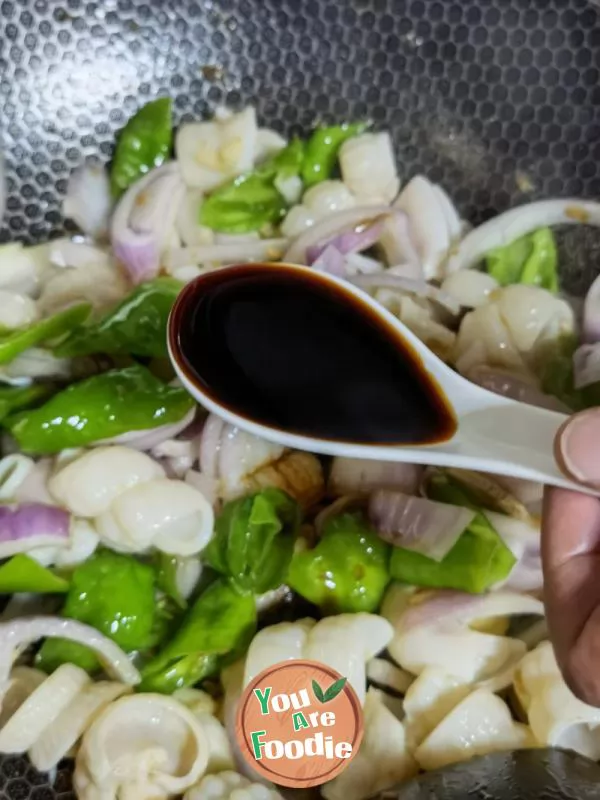 Sauteed Crispy Fish intestines