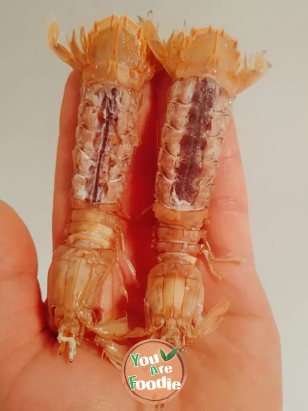 Boiled skin shrimp