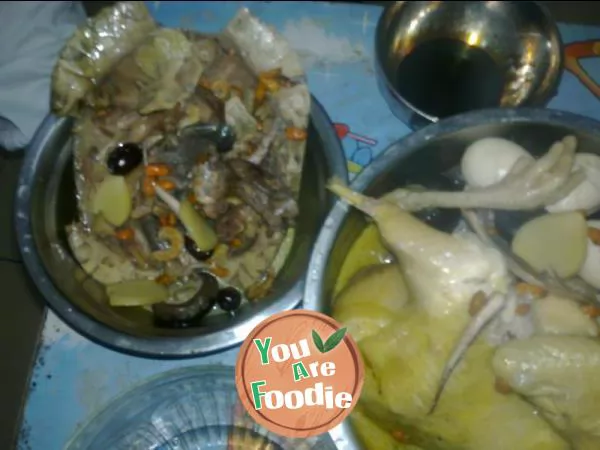 Stewed-chicken-with-tortoise