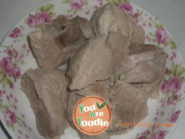 Homemade sesame meat floss