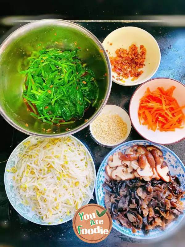 Simple bibimbap