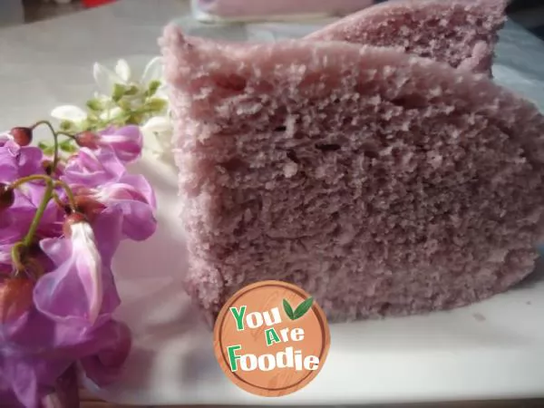 Purple potato cake