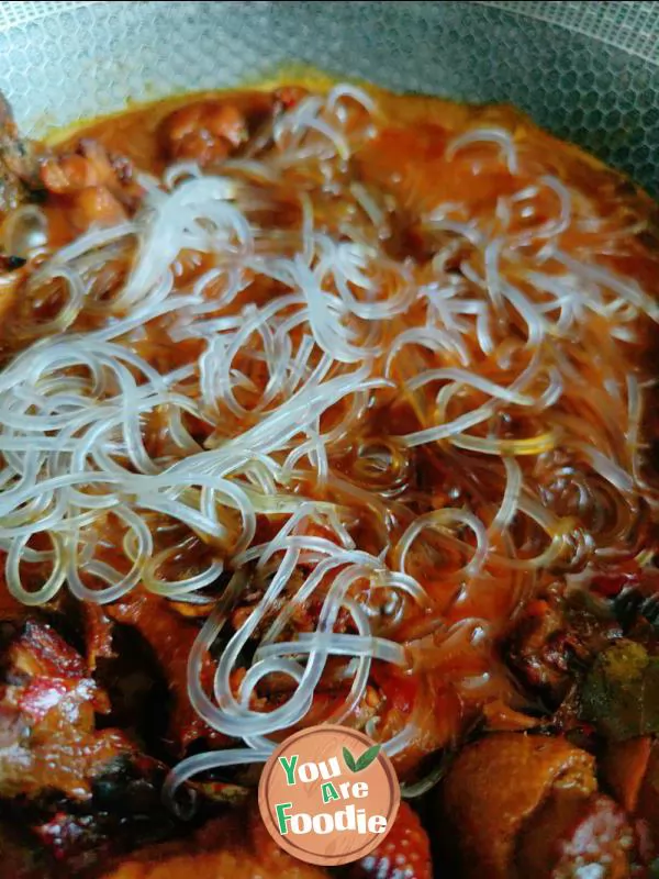 Duck vermicelli casserole