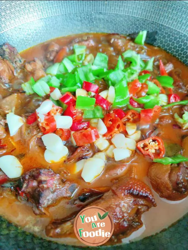 Duck vermicelli casserole