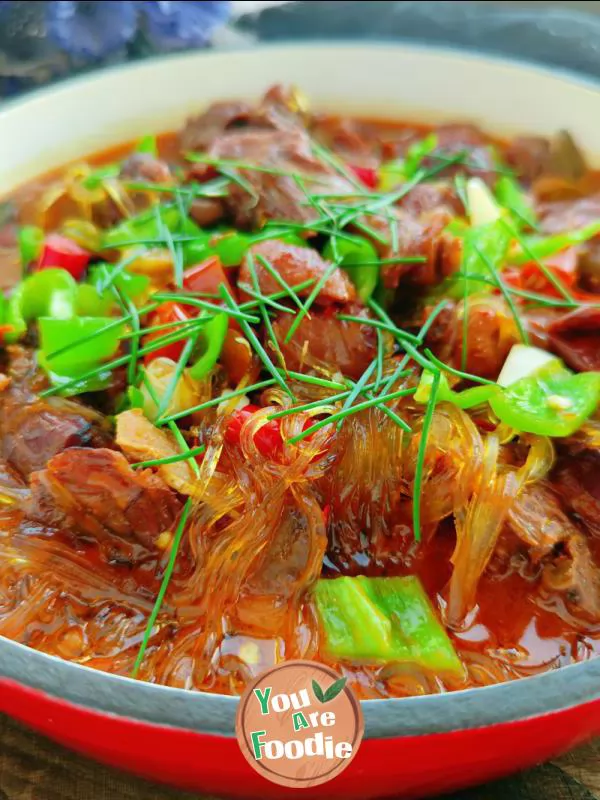 Duck vermicelli casserole