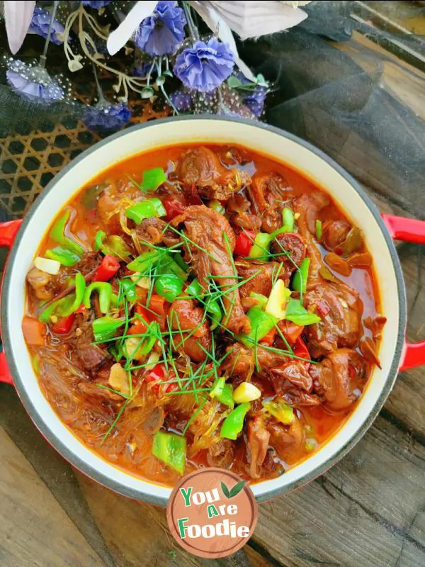 Duck vermicelli casserole