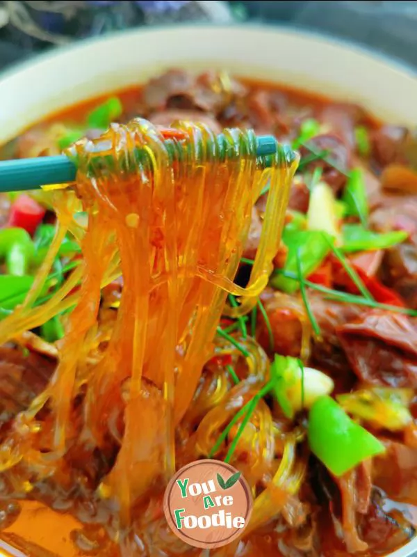 Duck vermicelli casserole