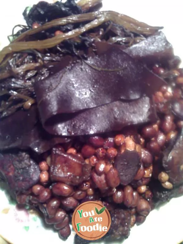 Bean paste with rice