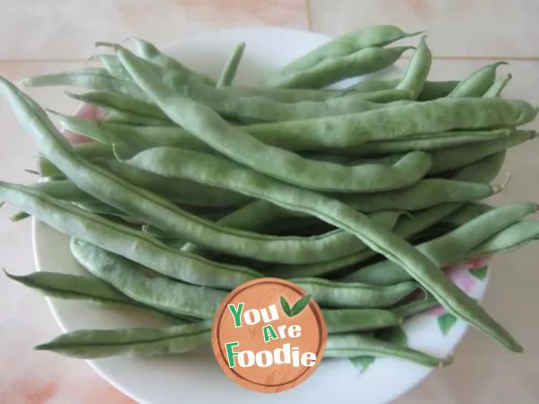 Braised spareribs with green beans