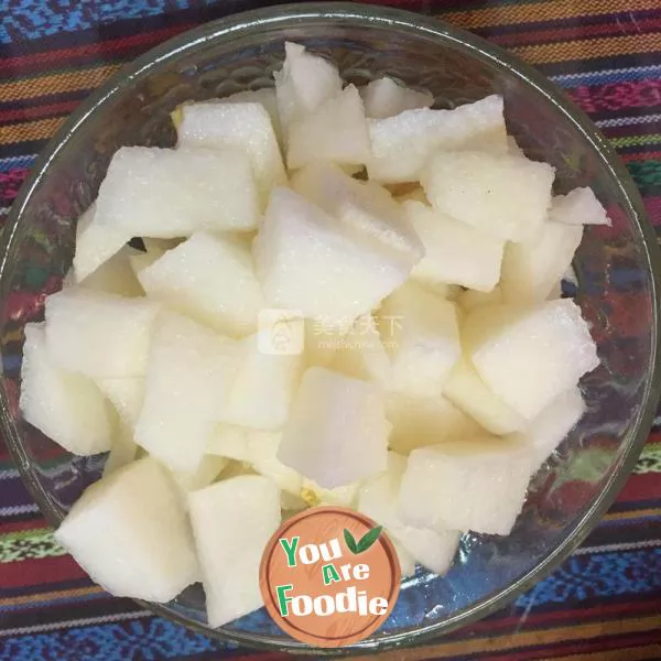 sweet stewed snow pear