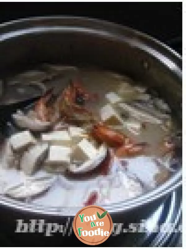 Seafood miso soup