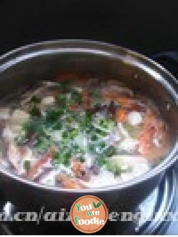 Seafood miso soup