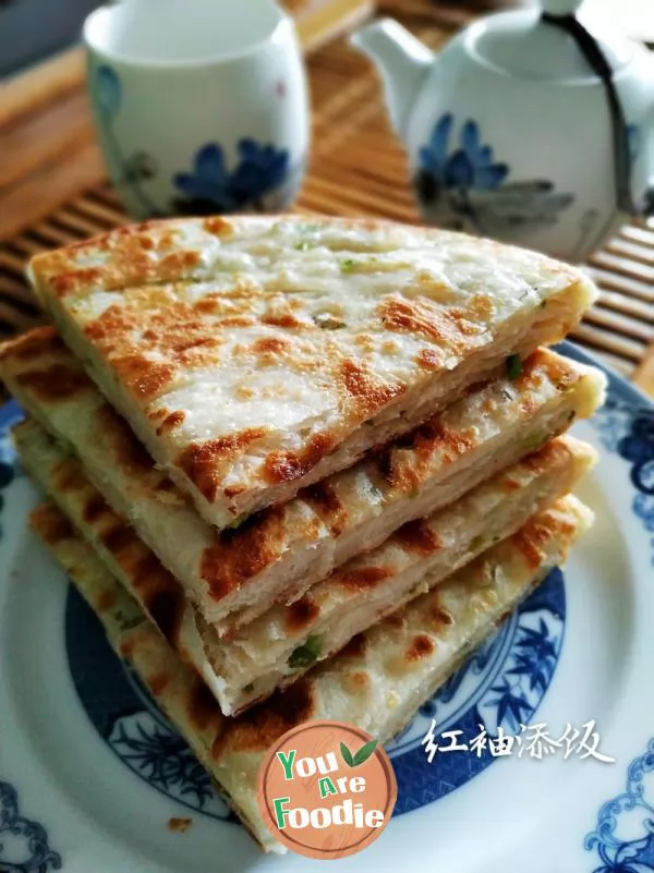 Scallion oil cake