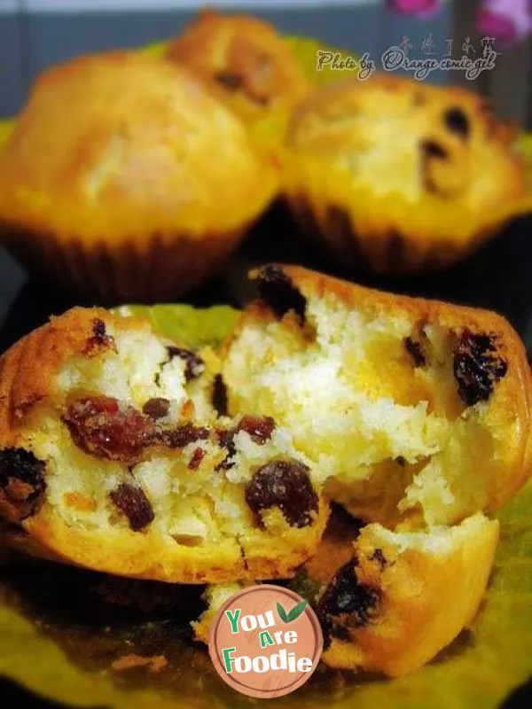 Easy to use raisin Muffin