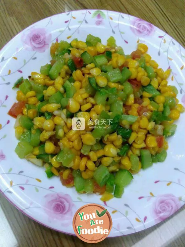 Home style fried diced rice