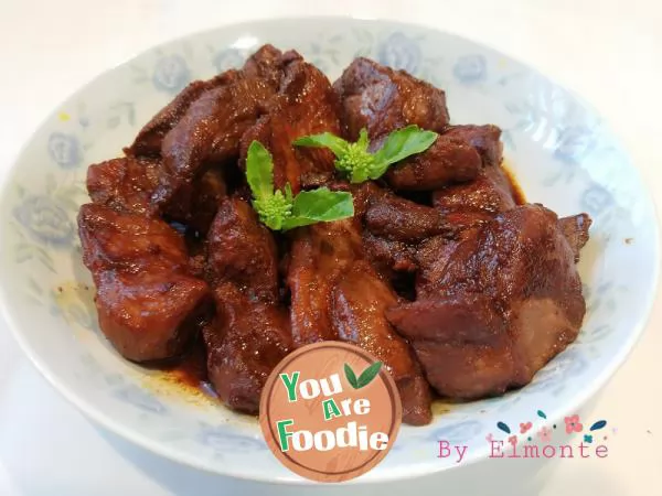 Braised pork with nanru