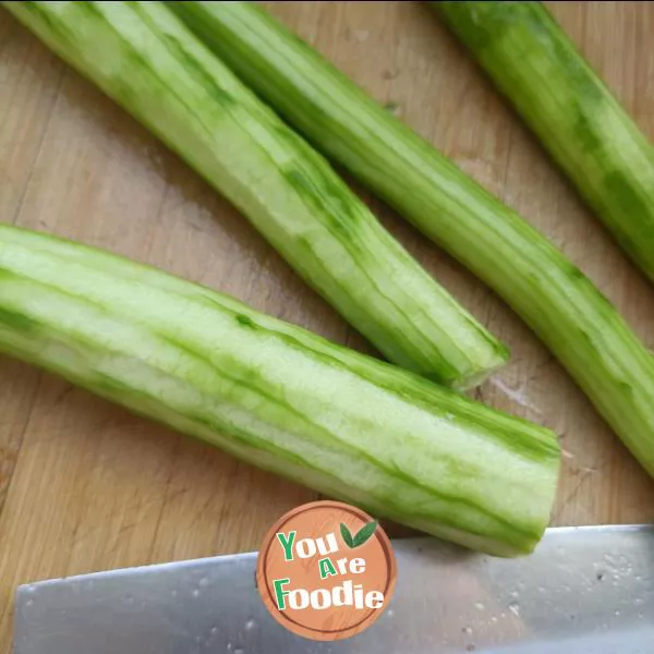 Fried towel gourd with sea rice