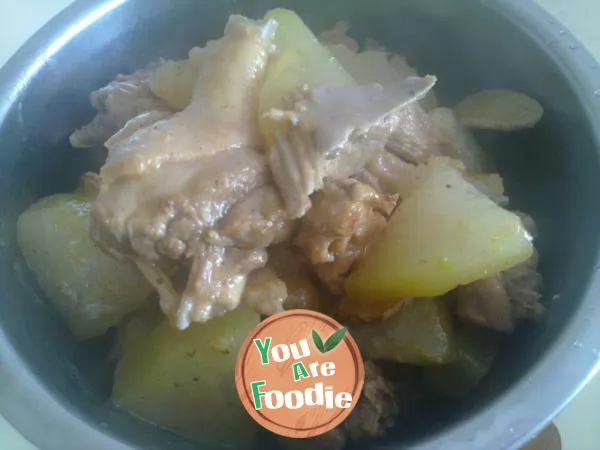 Braised-white-gourd-with-duck-meat