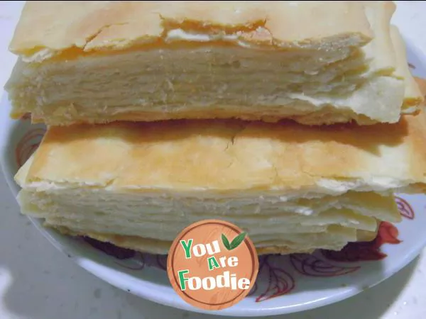 Baked thousand layer cake