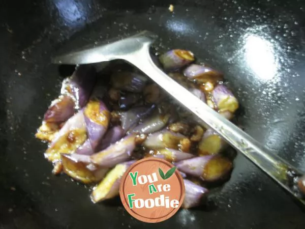 Stir fried eggplant