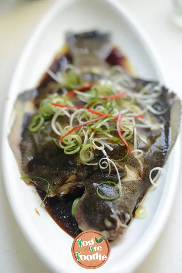 Steamed sea fish