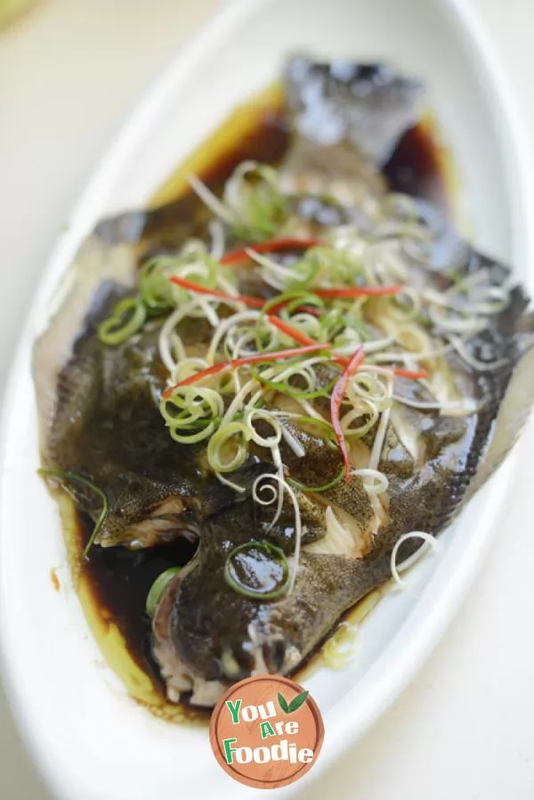 Steamed sea fish