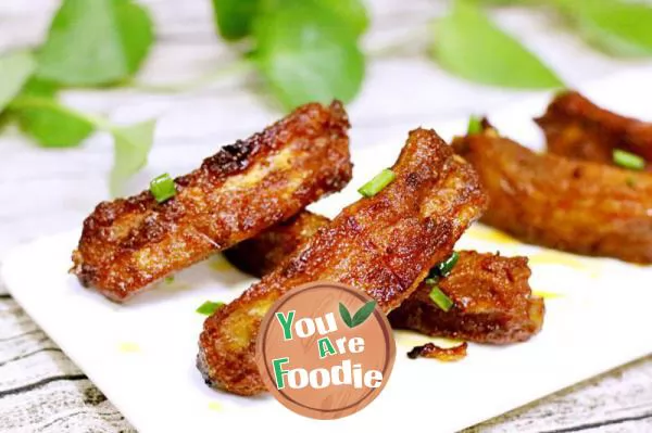 Grilled spareribs with cumin