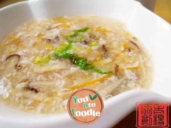 Sour bamboo shoots soup