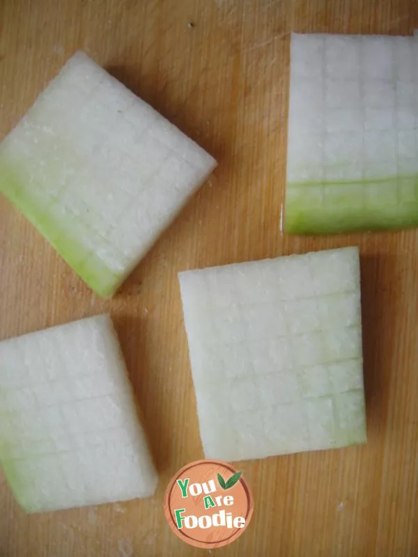 Fried white gourd