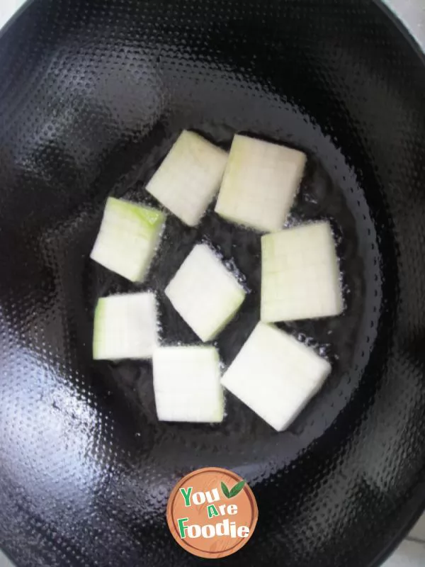 Fried white gourd