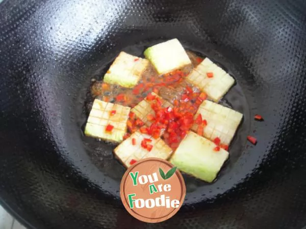 Fried white gourd