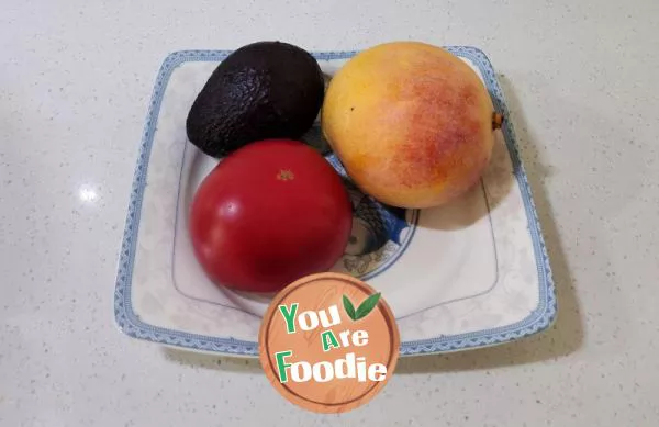 Mango Flower and Fruit Plate