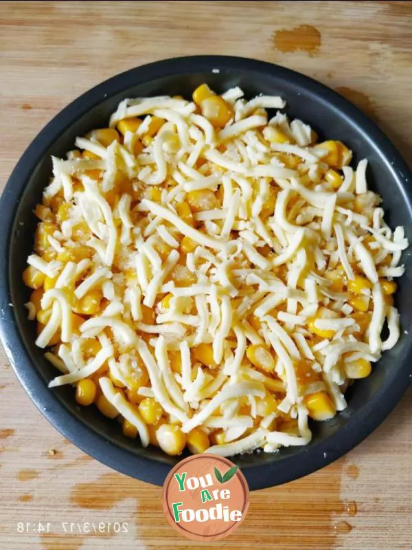 Roasted cheese corn kernels