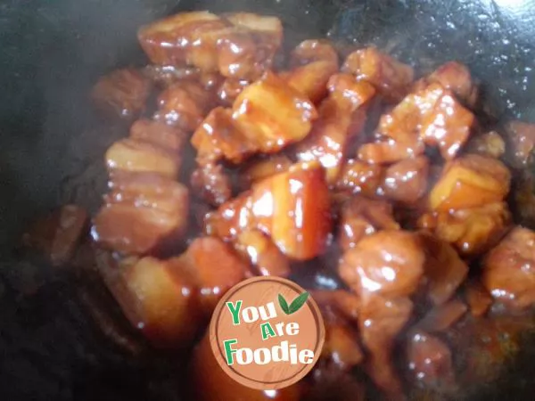 braised pork in brown sauce