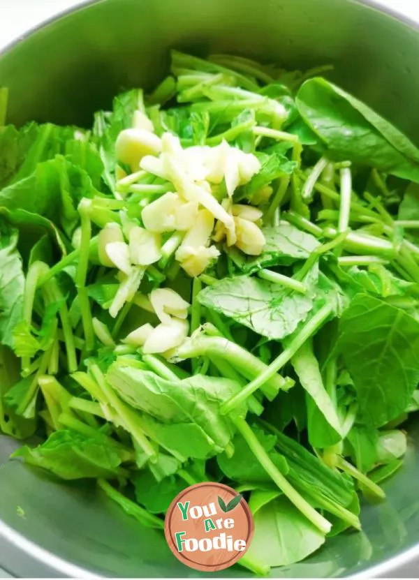 Stir fried Radish Seedlings