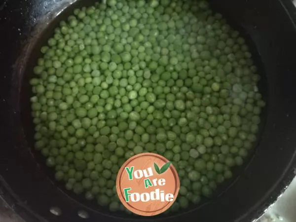 Boiled green beans