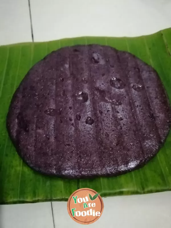 Fried purple rice Baba