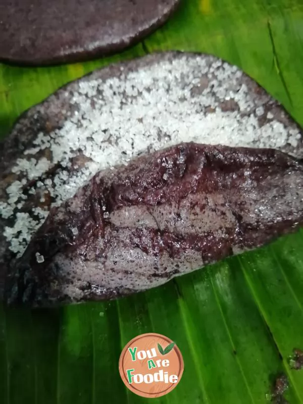 Fried purple rice Baba