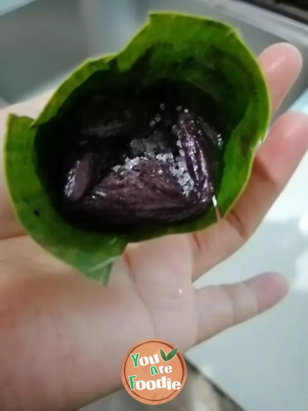 Fried purple rice Baba