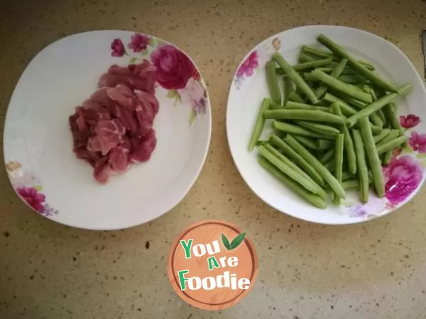 Sauteed Green Beans fry meat