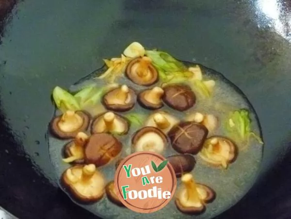 [Zhejiang cuisine] mushrooms and green vegetables