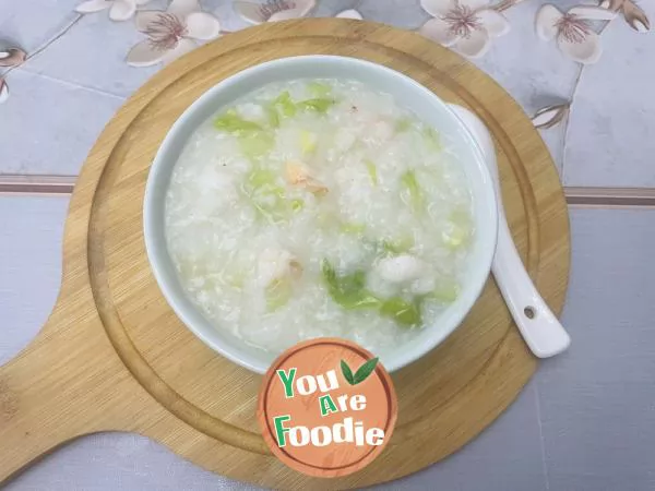 Shrimp and Celery Congee