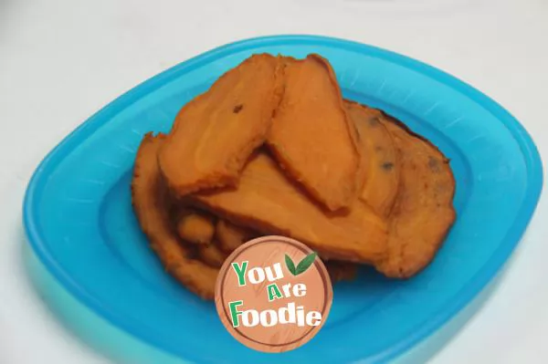 I miss my childhood as a snack - baked sweet potato