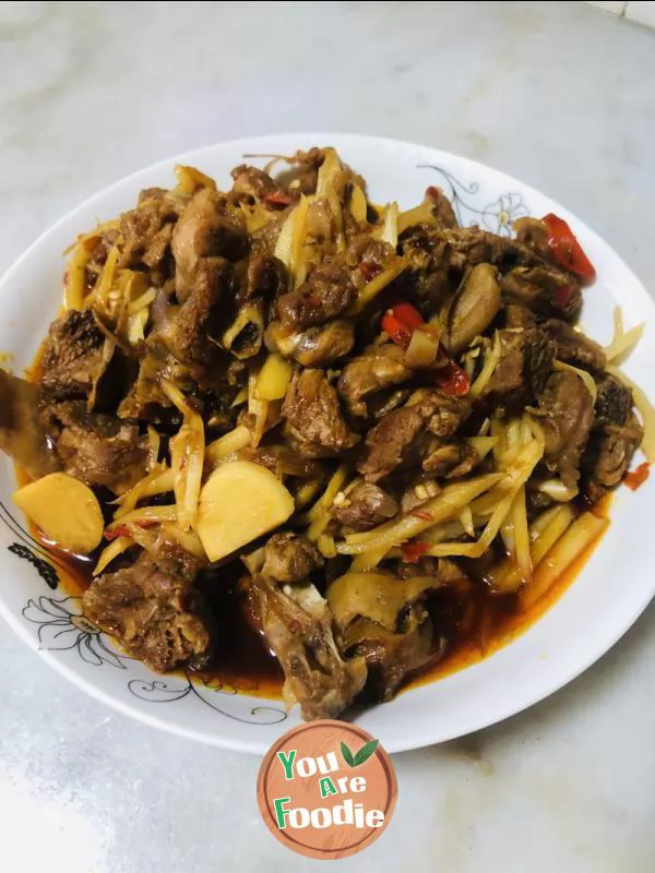 Braised-duck-with-beer-and-ginger