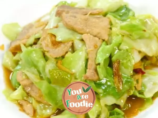 Fried-pork-slices-with-cabbage