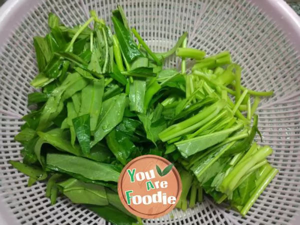 Mixed vermicelli with cabbage